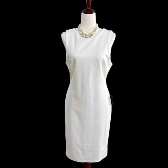 Lulu’s NEW w tags Womens size XL cream off white midi sleeveless dress - Picture 1 of 16